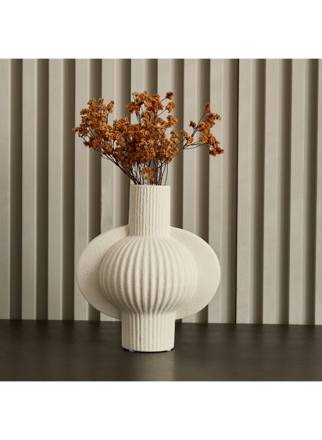 Home Box Alora Decorative Vase - White - 1 Piece - Image 1